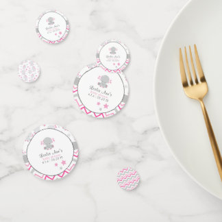 Confeti Un cacahuete en el camino rosado