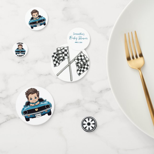 Confeti Un niño pequeño que viaja en la ducha (Grupo)