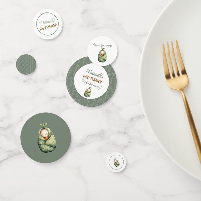 Confeti Un pequeño brote en la mesa de camino (Grupo)