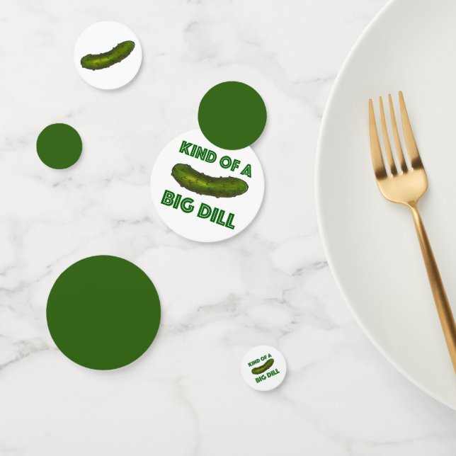 Confeti Una especie de "Big Dill" (Acuerdo) Green Pickle F (Grupo)