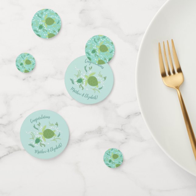 Confeti Under Sea Turtles Baby Shower (Grupo)