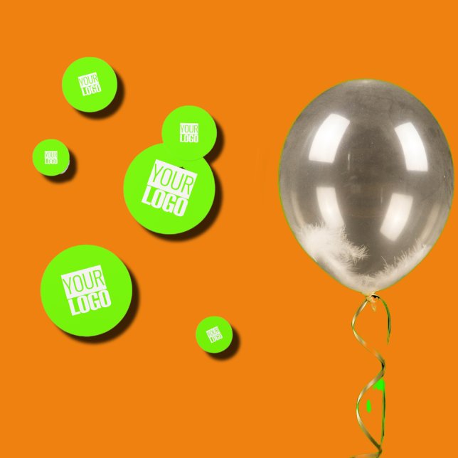 Confeti verde fluorescente - añade tu logotipo (Subido por el creador)