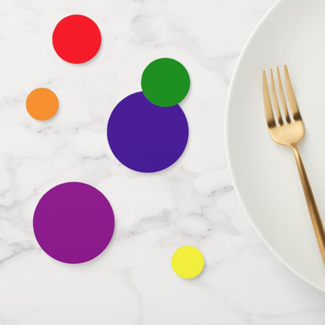 Confeti Vibrante Fiesta de colores arcoiris (Grupo)