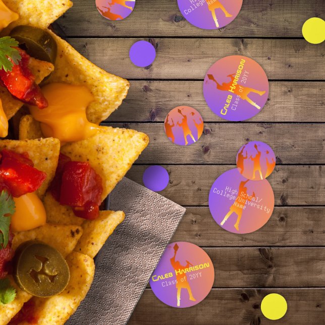 Confeti Vibrante Sunset Modern Tech Graduation (Subido por el creador)