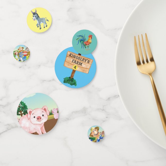 Confeti Vieja granja de MacDonald's 🐔 patio de familia li (Grupo)