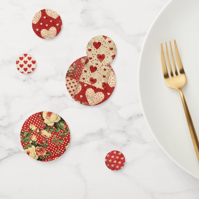 Confeti Vintage shabby chic (Grupo)