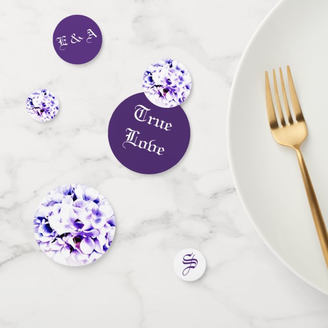 Confeti Violetas elegantes (Grupo)