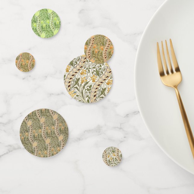 Confeti William Morris Daffodil Garden Flor Classic Bota (Grupo)