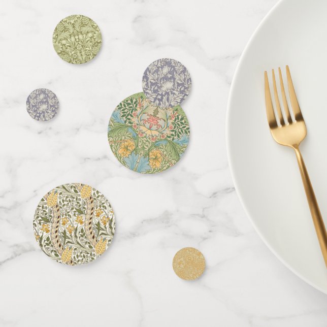 Confeti William Morris Horn Poppy Classic Floral (Grupo)