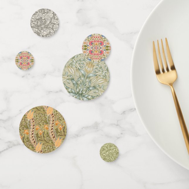 Confeti William Morris Lodden Spring Wallpaper Art (Grupo)