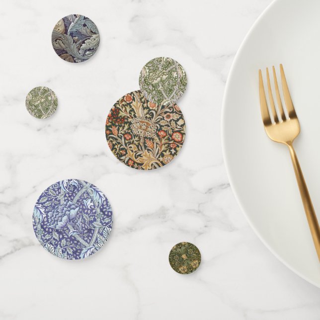 Confeti William Morris Windrush floral clásico (Grupo)