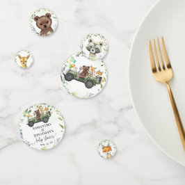 Confeti Woodland Animal Greenery Forest Baby Shower