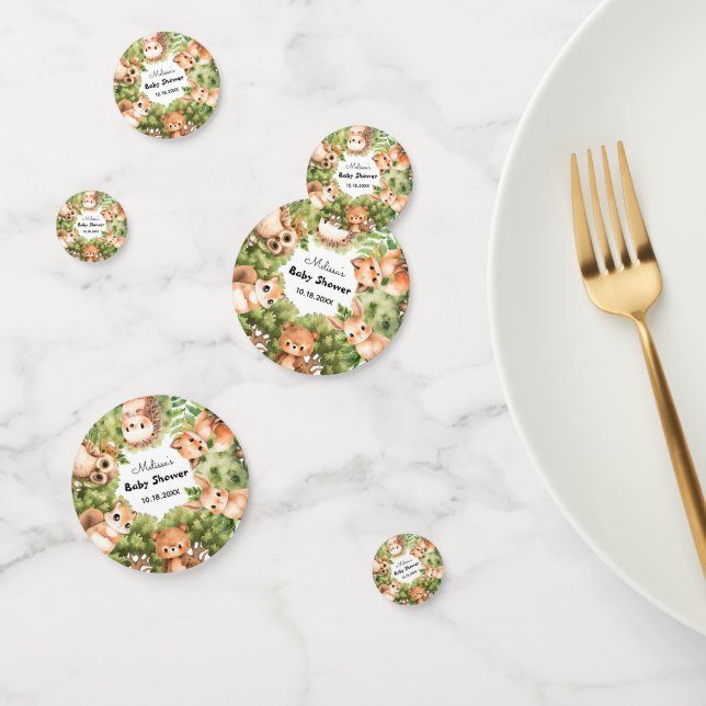 Confeti Woodland Baby Boy Shower Fiesta (Grupo)
