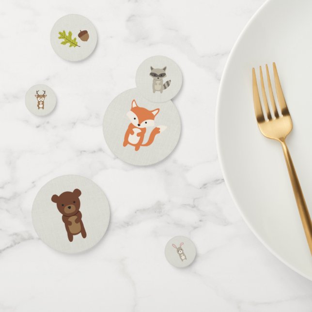 Confeti Woodland Baby Shower (Grupo)