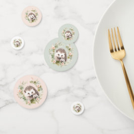 Confeti Woodland Baby Shower, Cute Hedgehog