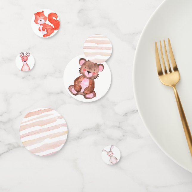 Confeti Woodland Bear Cub Baby Shower (Grupo)
