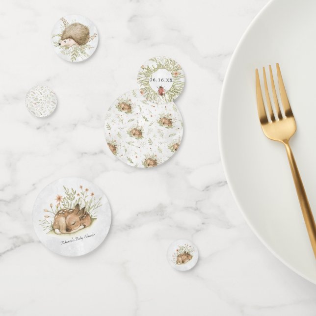 Confeti Woodland Deer | Fiesta de animales forestales (Grupo)