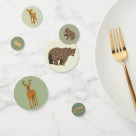 Confeti Woodland Forest Animals Baby Shower
