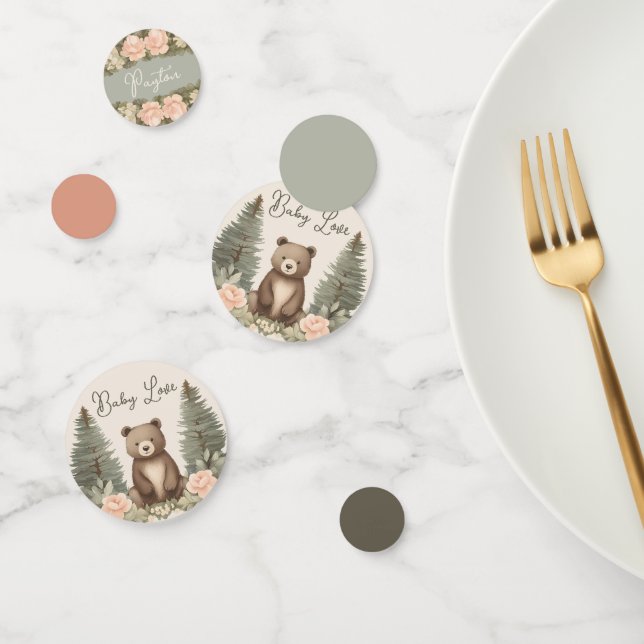 Confeti Woodland Forest Bear (Grupo)