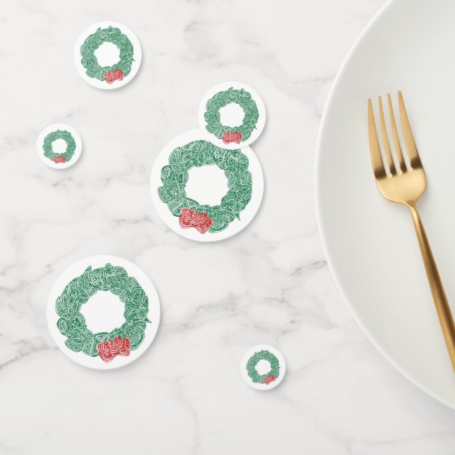 Confeti Wreath navidades (Grupo)