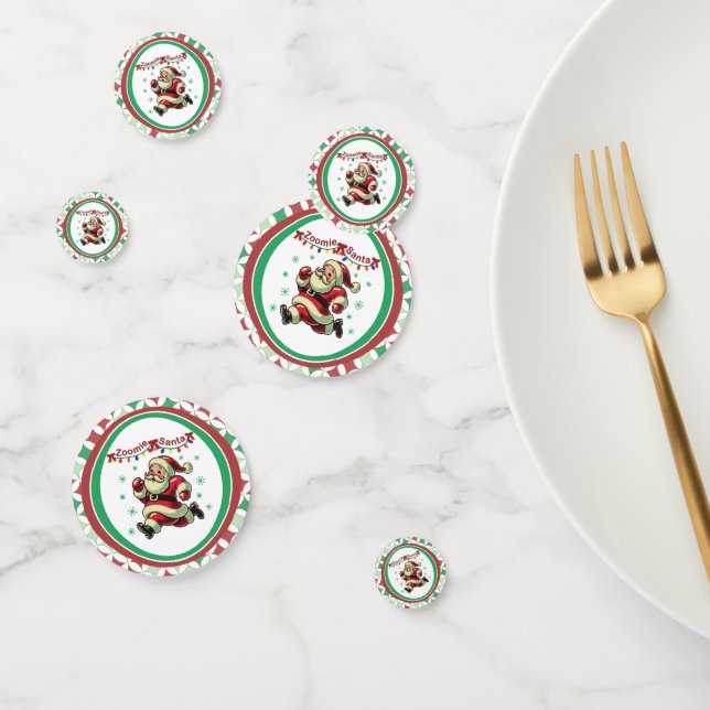 Confeti Zoomie Santa Christmas (Grupo)