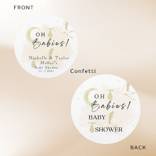Confetti Baby Shower Neutral Twin Stors