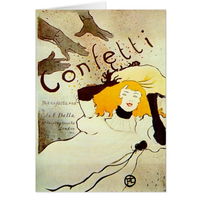 Confetti c. 1894 por Henri de Toulouse-Lautrec (Frente)
