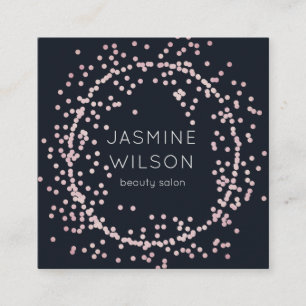 Confetti Classic   Tarjeta de presentación Minimal