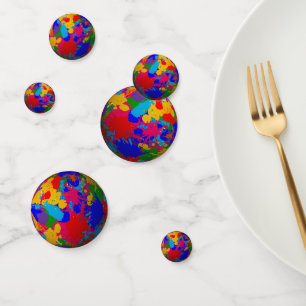 Confetti de bandeja de pintura 3D