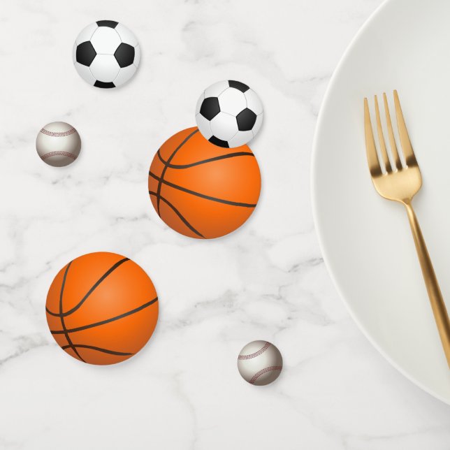 Confetti de cumpleaños deportivo (Grupo)