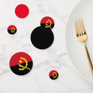 Confetti de la bandera de Angola