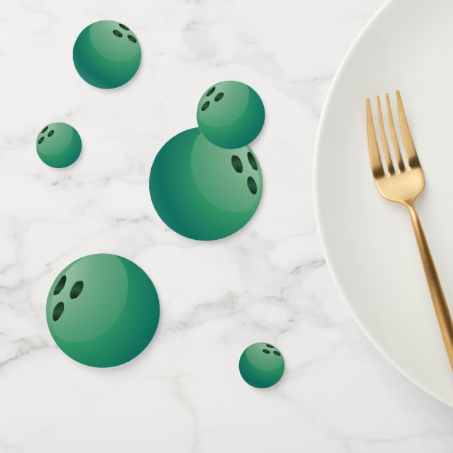 Confetti de la mesa de diseño de boliche (Grupo)