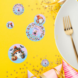 Confetti de la mesa del fantasma del café para los