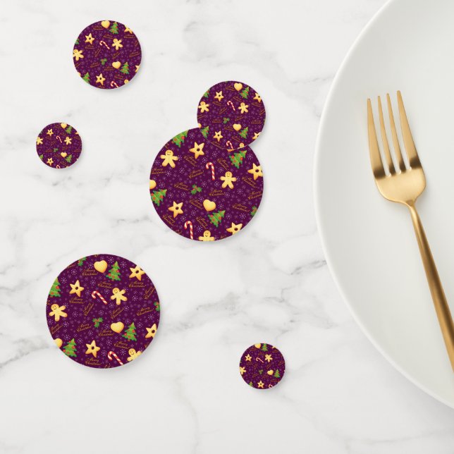 Confetti de la mesa navideña de Feliz (Grupo)