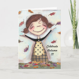 Confetti de la Naturaleza - Tarjeta de saludo