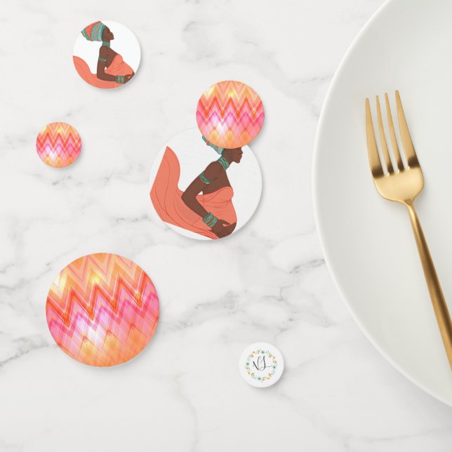 Confetti de maternidad para mujer negra (Grupo)