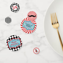 Confetti de mesa de circo ventilado personalizado