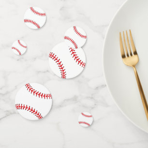 Confetti de mesa de diseño de béisbol