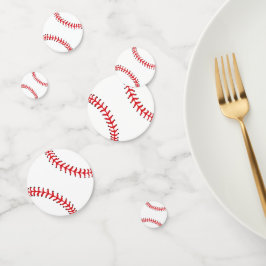 Confetti de mesa de diseño de béisbol