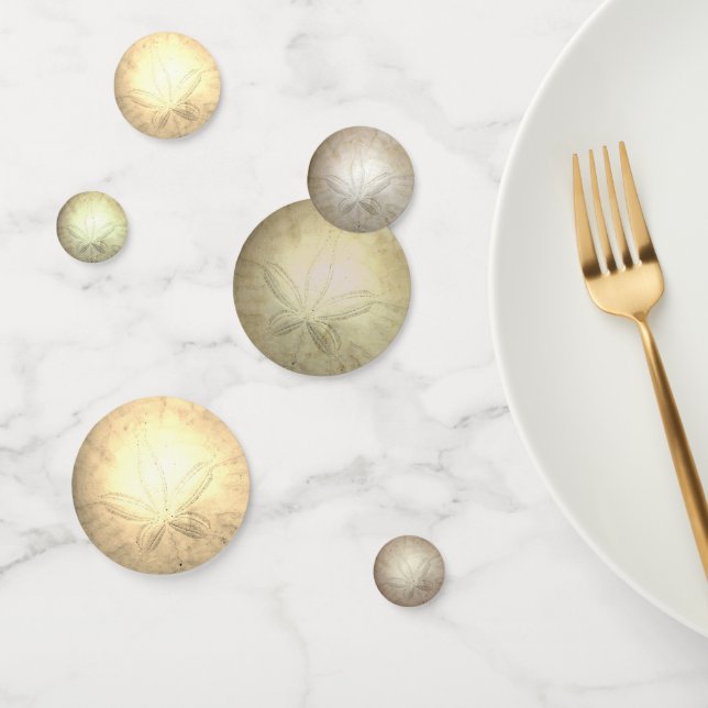 Confetti de mesa de Fiesta de bodas de playa de ar (Grupo)