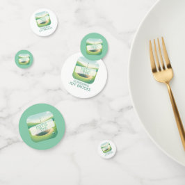 Confetti de mesa personalizada sobre el tema del g