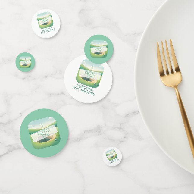 Confetti de mesa personalizada sobre el tema del g (Grupo)