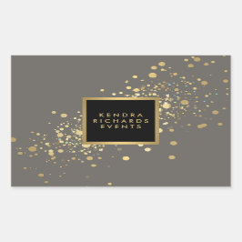 Confetti de oro falso sobre Pegatinas griegos mode