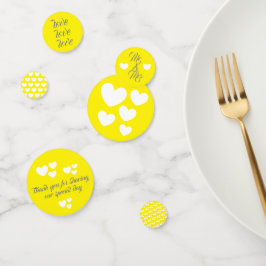 Confetti de tabla boda por dalDesignNZ