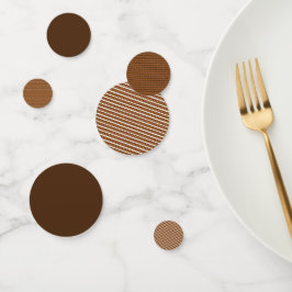 Confetti de tabla Browntone