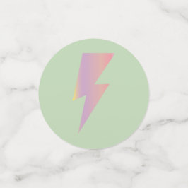 Confetti de tabla de pernos relámpago