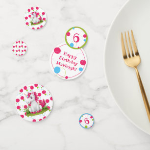 Confetti de tabla de temas de cumpleaños de Unicor