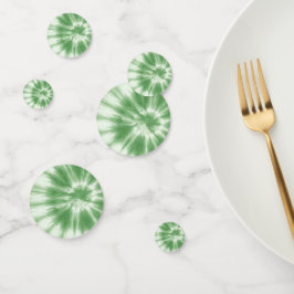 Confetti de tabla de tinte verde suave