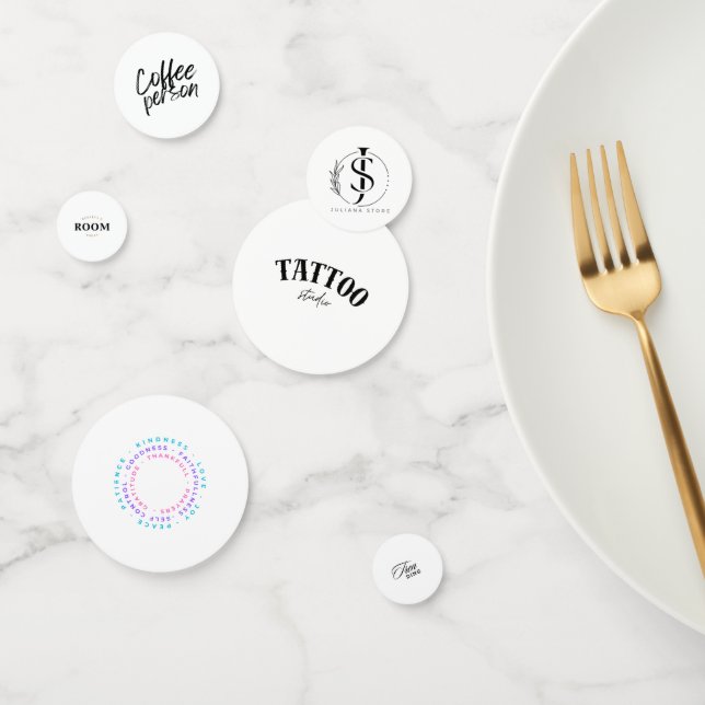 Confetti de tabla decorativa para ocasiones especi (Grupo)