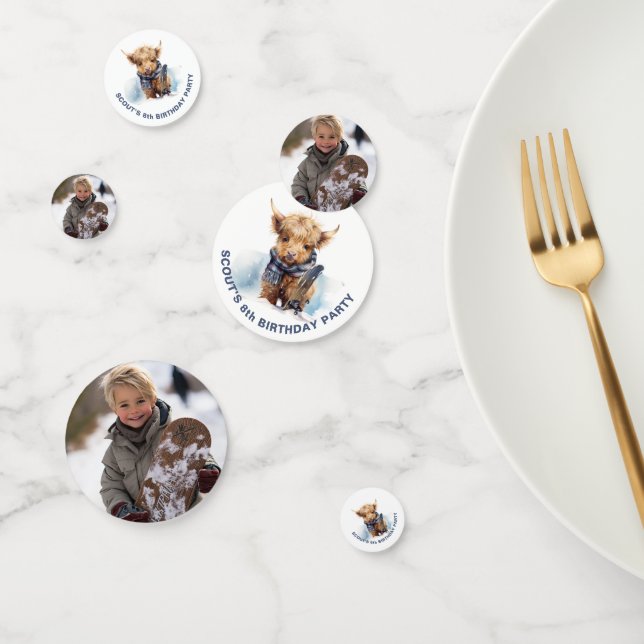 Confetti de vacas de montaña personalizado (Grupo)